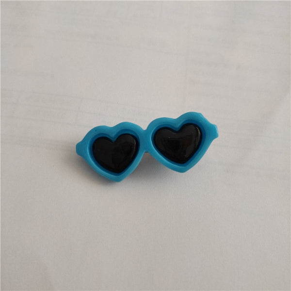 New Pet Lovely Heart Sunglasses Hairpins Pet Dog Bows Hair Clips for Puppy Dogs Cat Yorkie Teddy Pet Hair Decor Pet Supplies 1pc