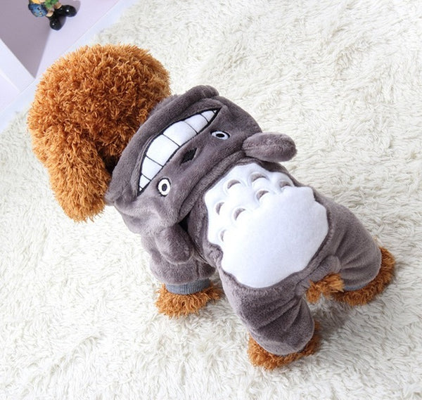 Pet Clothes Winter Warm Fleece Chihuahua Coat Jackets Puppy Cat Hoodies Costumes Pug French Bulldog Clothing