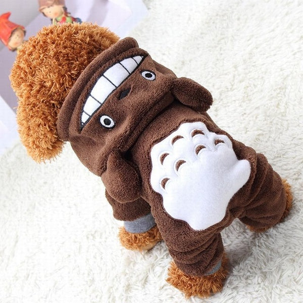 Pet Clothes Winter Warm Fleece Chihuahua Coat Jackets Puppy Cat Hoodies Costumes Pug French Bulldog Clothing