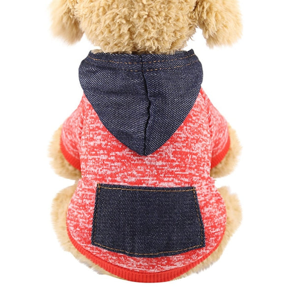 Christmas Patchwork Winter Dog Jacket 2020 New Pet Clothing Hooded Clothes Dog Coat T-Shirt Winter Warm Sweatshirt ropa perro