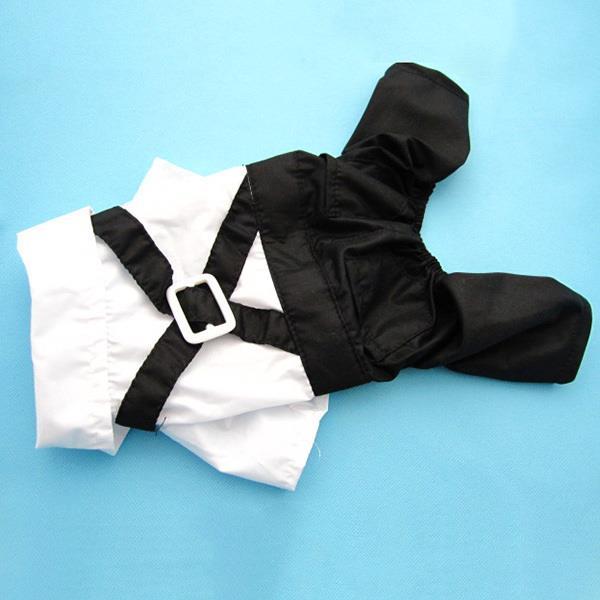 Pet Dog Cat Four Leg Pants Tuxedo Gentleman's Clothing Prince Cute Bow Tie Suit Pup Costume Jumpsuit Coat Q1