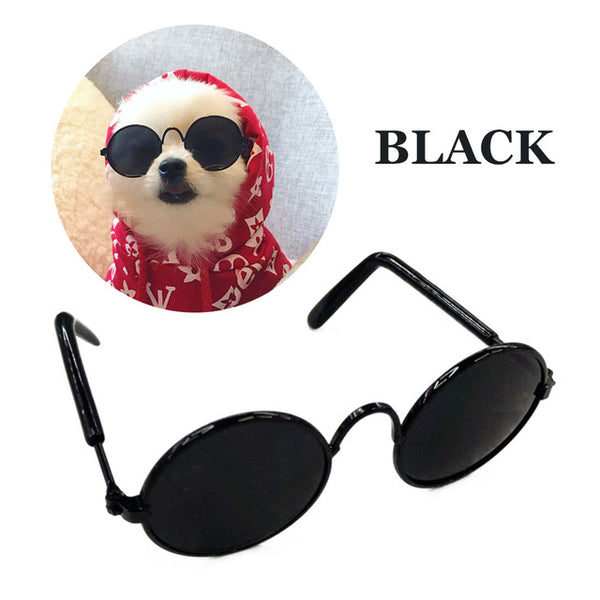 Funny Eye-wear Cat Glasses Cool Sunglasses For Small Dogs Halloween Cosplay Photos Props Pet Grooming Accessories Supplies