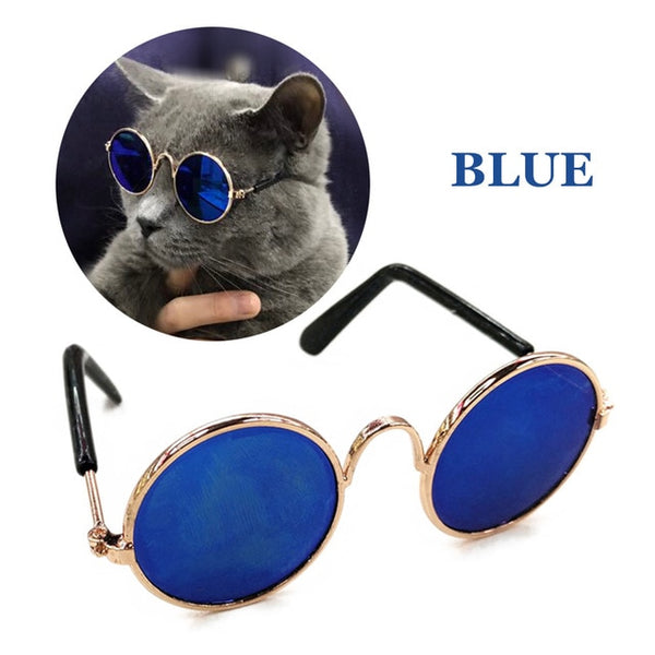 Funny Eye-wear Cat Glasses Cool Sunglasses For Small Dogs Halloween Cosplay Photos Props Pet Grooming Accessories Supplies