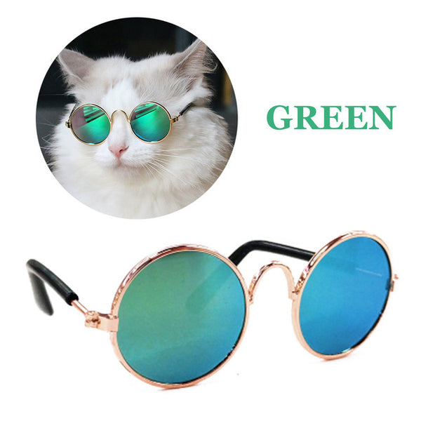 Funny Eye-wear Cat Glasses Cool Sunglasses For Small Dogs Halloween Cosplay Photos Props Pet Grooming Accessories Supplies