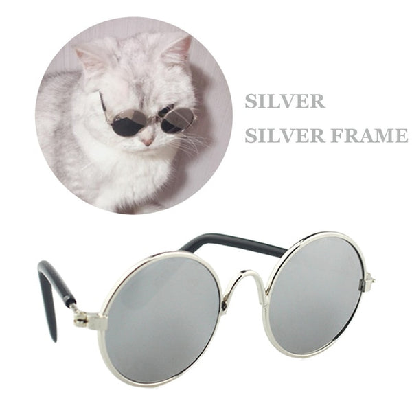 Funny Eye-wear Cat Glasses Cool Sunglasses For Small Dogs Halloween Cosplay Photos Props Pet Grooming Accessories Supplies